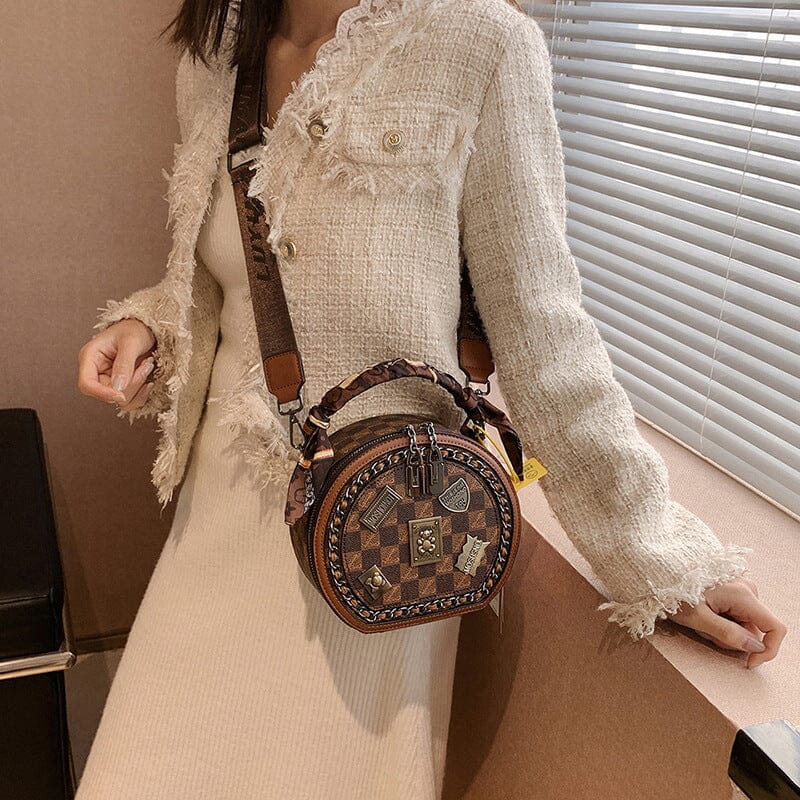 Marlene™ - Ladies leather handbag - Retro leather shoulder bag