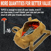 CampPro™ - Heavy-duty, drillable tent pegs for effortless pitching