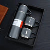 Hot&Cold™ - Stainless Steel Vacuum Thermo Travel Bottle & Mug Set - the ultimate companion for your mobile lifestyle!