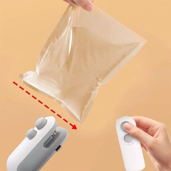 ZipKeeper | Mini Bag Sealer, Portable 2-in-1 Tool [Last Day Discount]