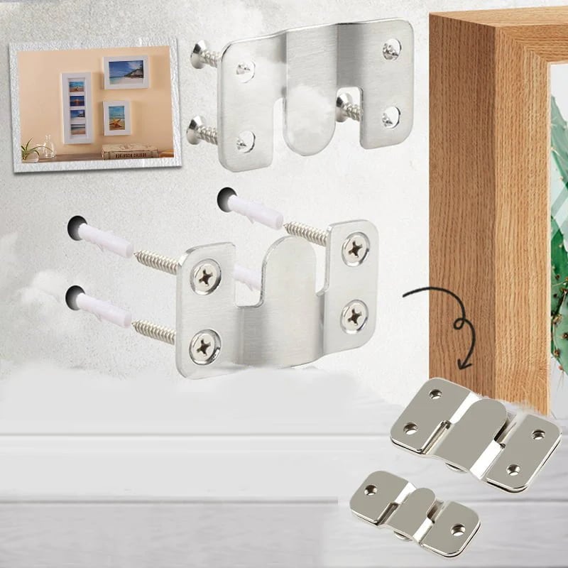 SecureGrip™ - Practical stainless steel hanging loop 10pcs