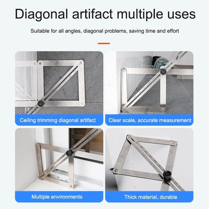| Quickangle™ Multi Purpose Bevel & Corner Protractor
