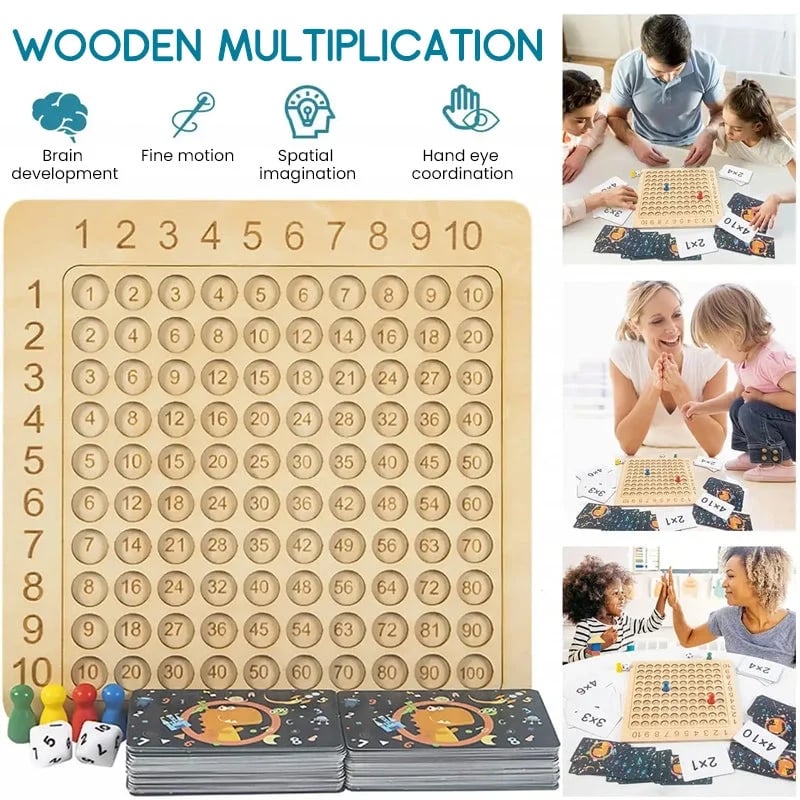 | Tangramatic Wooden Math Board Game