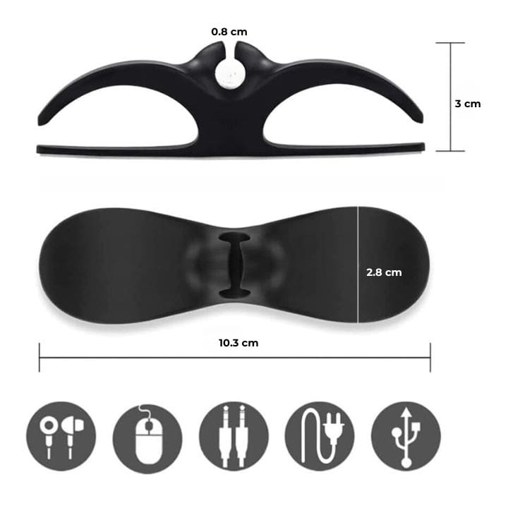 5+5 FREE | CordGrip - Self-adhesive cable organizer [Last day discount]