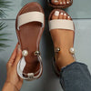 Fonio™ - Faux Pearl Metal Ankle Strap Slip On Sandals [Last Day Off]