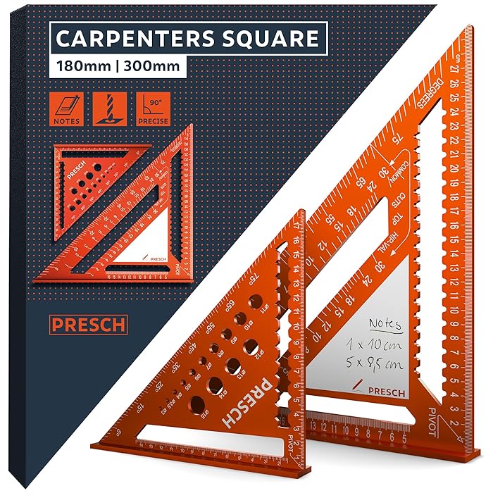 ArtAngle™ - Triangular ruler carpentry tool set