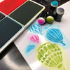 Colourix™ DIY Sponge Finger Painting Kit - 20 Colors Included