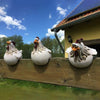 1+1 FREE | ChickenDeko™ - Garden chicken figures with big eyes