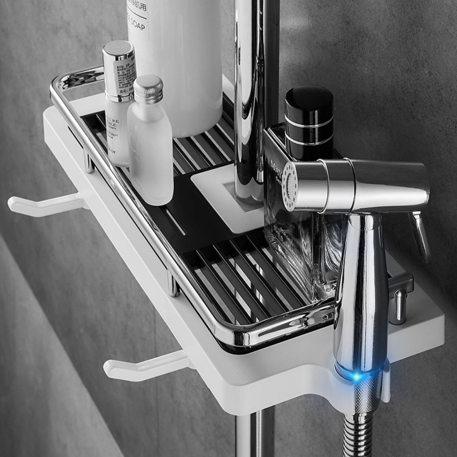 | Bathrack No Drill Shower Storage Rack