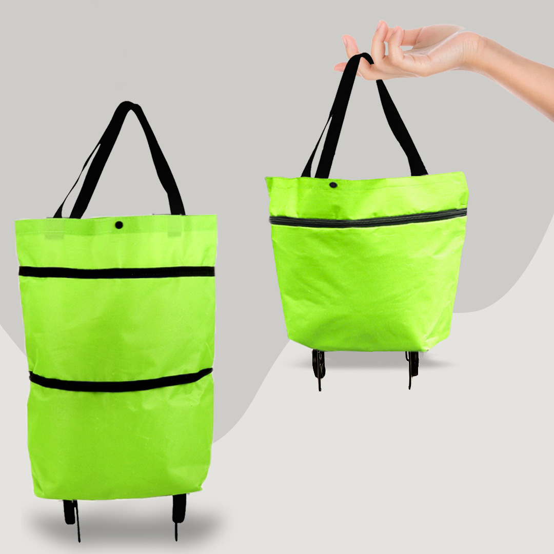 ShoppingCart™ - 2 in 1 foldable shopping trolley carrier bag