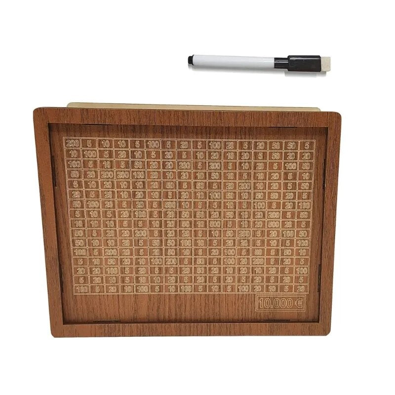 HarmonyWealth™ - Wooden piggy bank