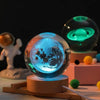 Luminous™ - 3D glowing crystal globe - a night light like no other!