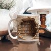 ArtisticSip™ - 3D Bookshelf Mug