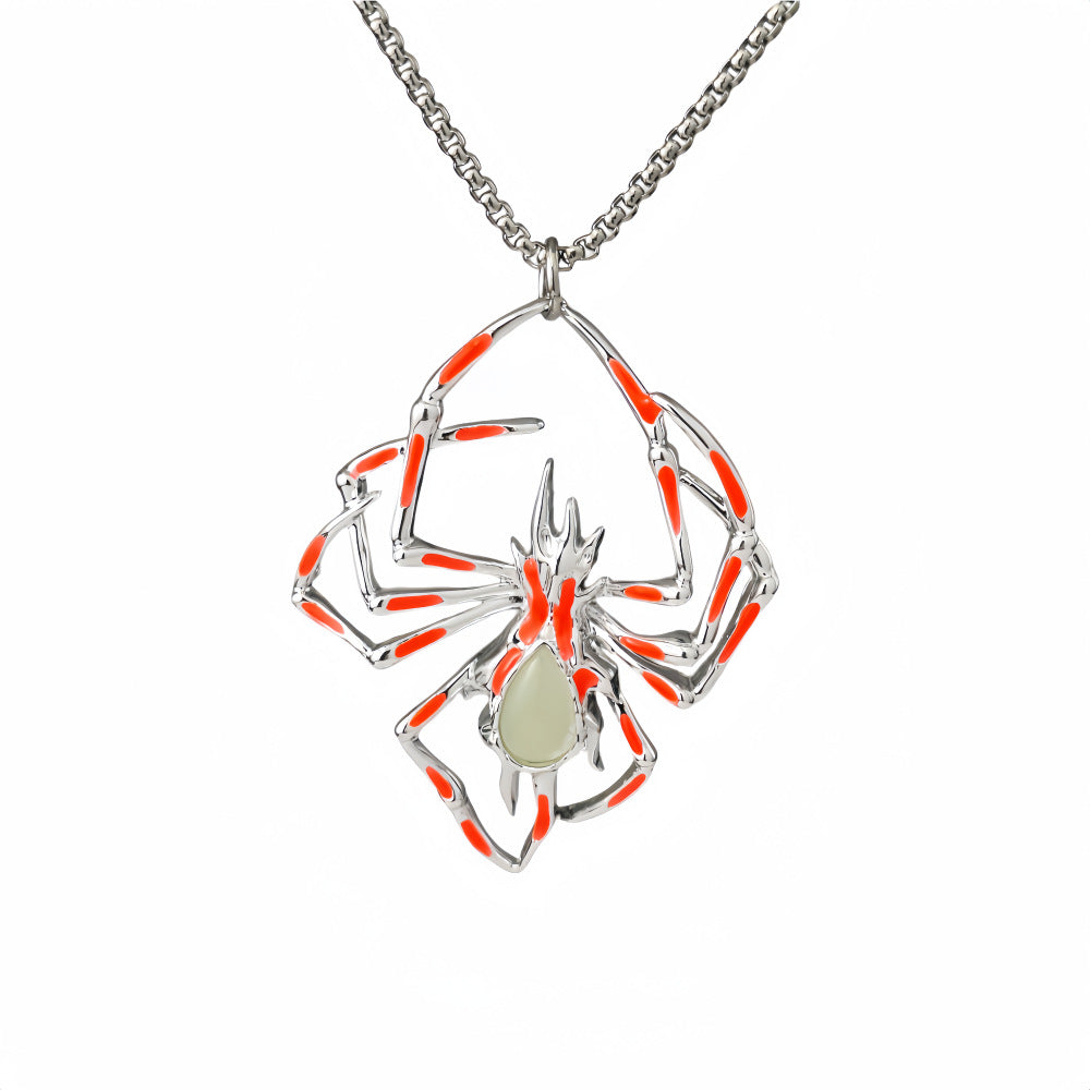 Arachneck Halloween Luminous Spider Necklace