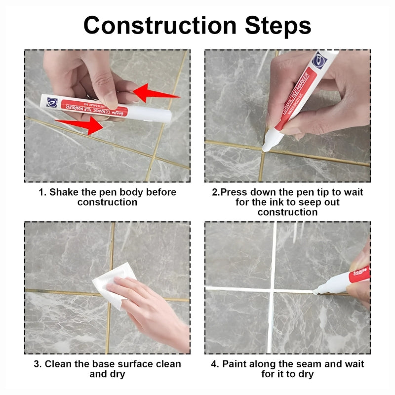 1+1 Free | TileMarker™ No more dirty looking tile joints!