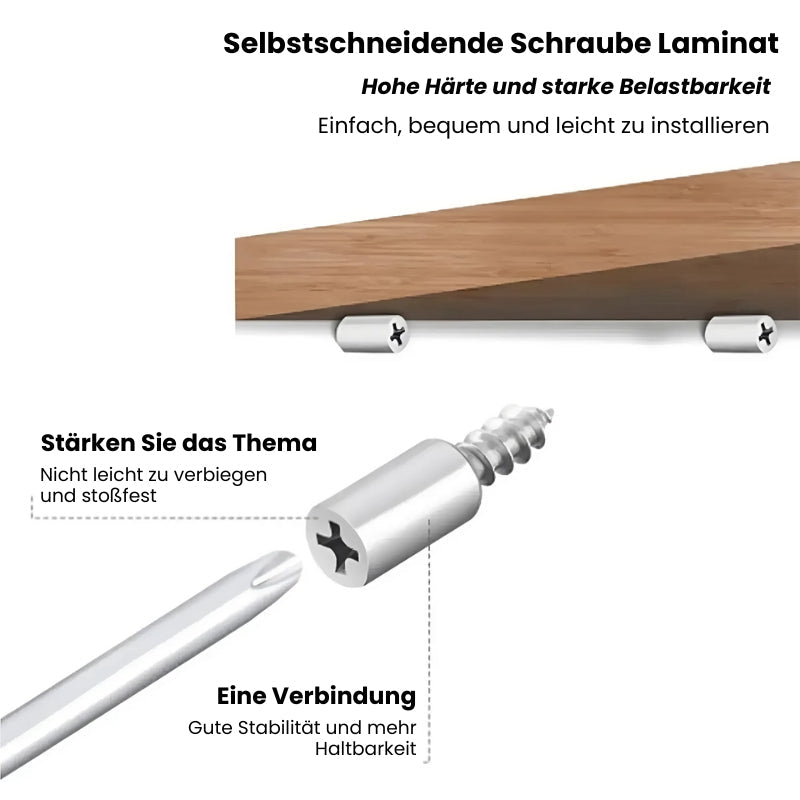 Durable self-tapping screws - with rubber sleeves