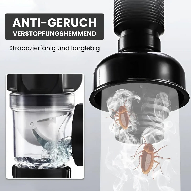 UniPipe | Anti-odor universal sink drain pipe