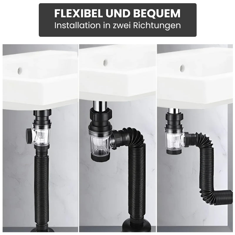 UniPipe | Anti-odor universal sink drain pipe