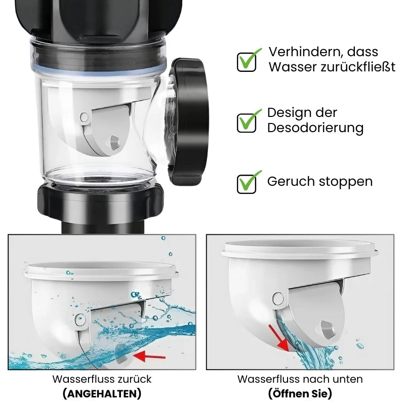 UniPipe | Anti-odor universal sink drain pipe