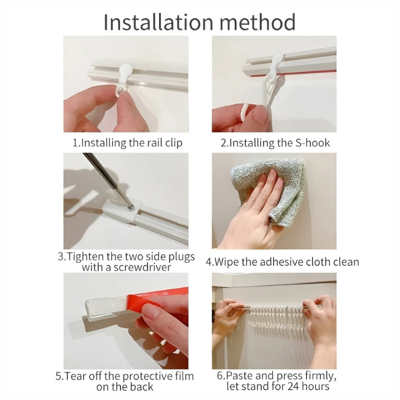 1+1 FREE | SlidingTrack™ Hooks - Sliding track hooks