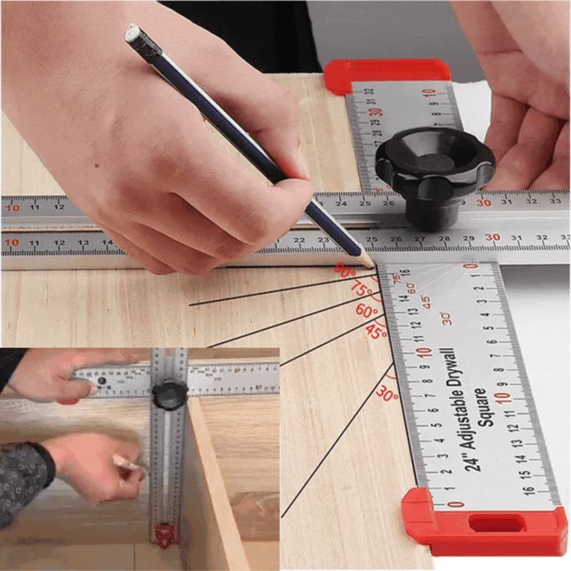 PerfectLinear™ - Adjustable T-square ruler