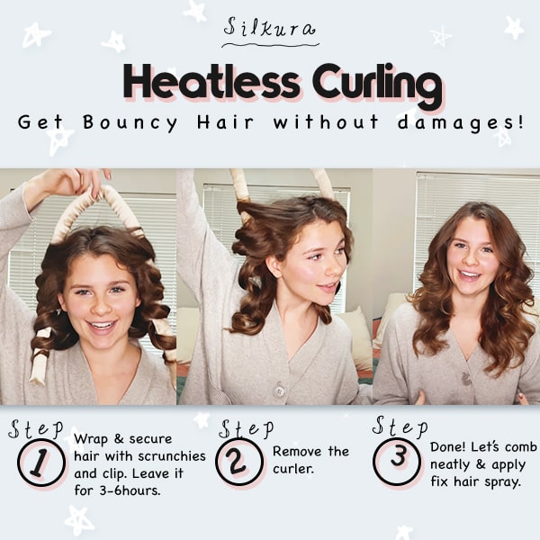 Heatless™ - Curly headband