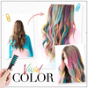 Kolocomb Temporary Hair Coloring Chalk Comb | Set of 10 Colors