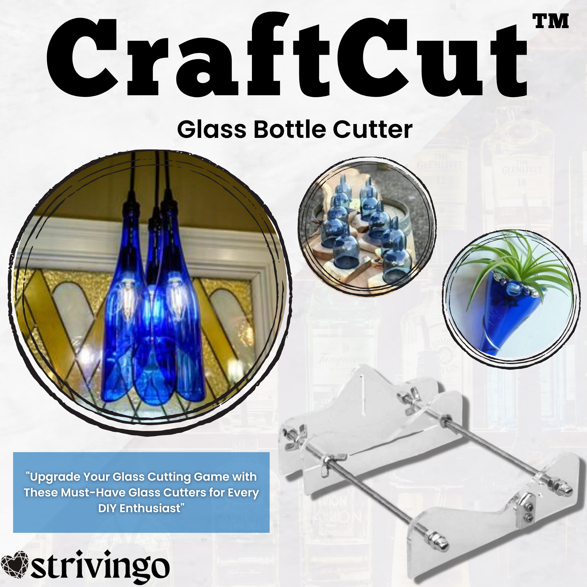 | CraftCut™ Glass Bottle Cutter