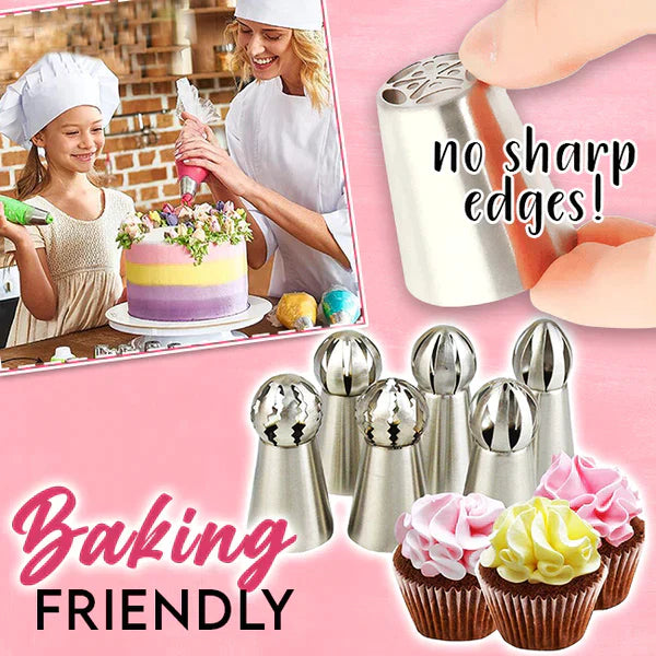 7+7 Free | BeautyBake - Set of 14 pieces incl. FREE piping bag