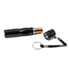 Black Mini Waterproof Keychain LED Flashlight.