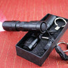 Black Mini Waterproof Keychain LED Flashlight.