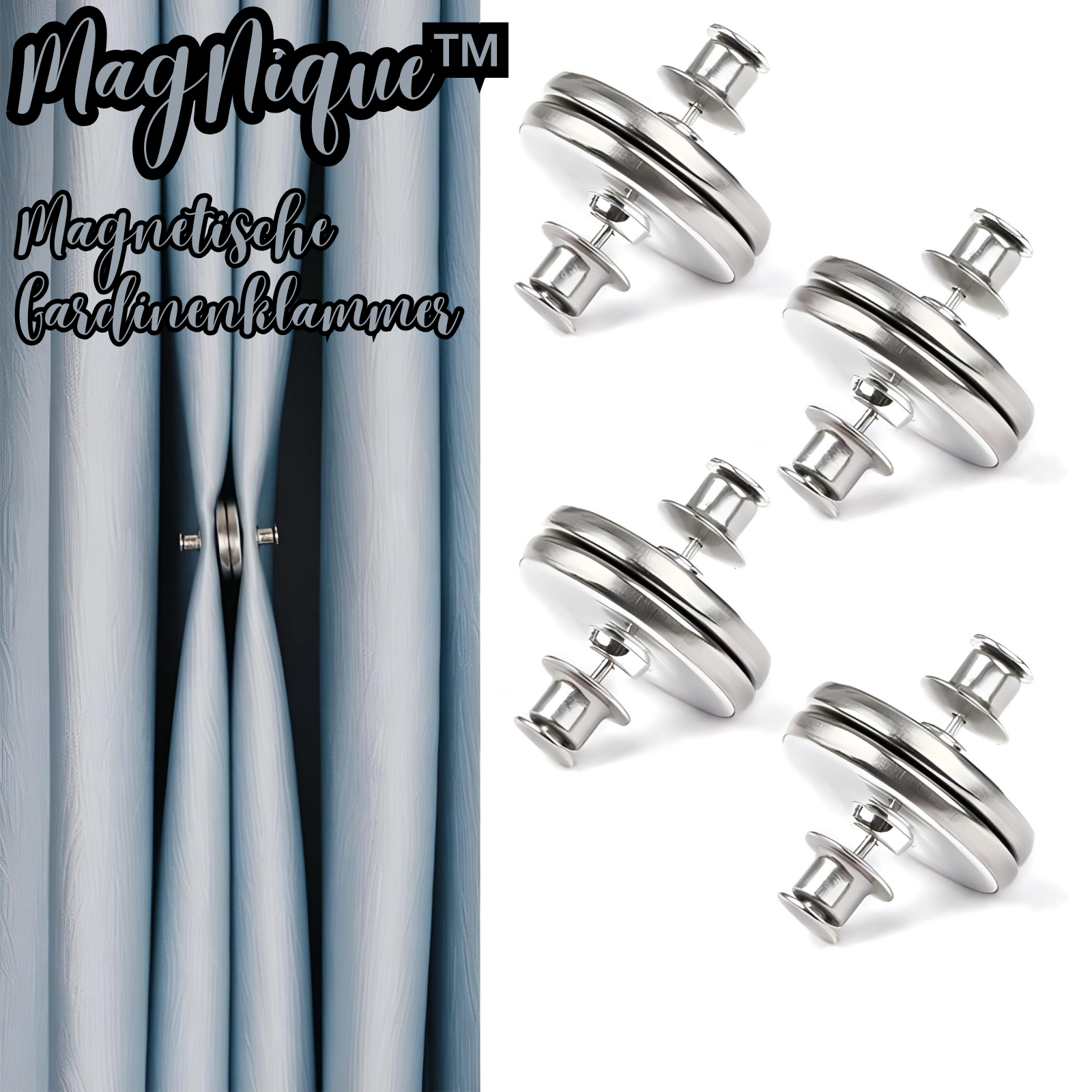 MagNique™ - Magnetic curtain clip (5+5 FREE)