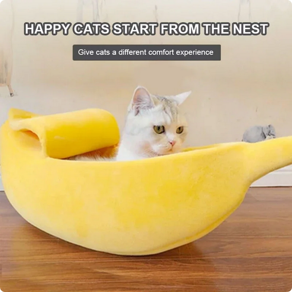 ComfyCatBed™ - Banana cat bed
