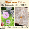 MemoryBlooms™ - DIY Transparent Bookmarks