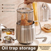 2-in-1 Oil Strainer Pot | Simplify Frying and Reuse Oil with Ease!
