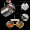 2-in-1 Oil Strainer Pot | Simplify Frying and Reuse Oil with Ease!