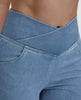 Beatrice™ - High-waisted crossover jeans