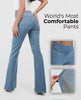 Beatrice™ - High-waisted crossover jeans