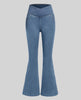 Beatrice™ - High-waisted crossover jeans