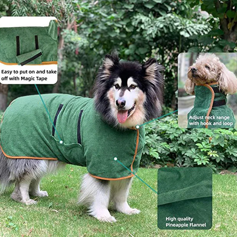 Furrobe™ - Microfiber dog Furrobe™ - Microfiber dog bathrobe bathrobe