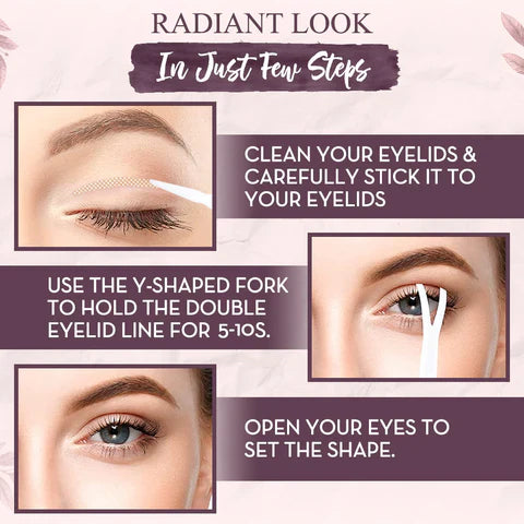 | Facela Eyelid Sticker incl. FREE tweezers | Eliminate droopy eyelids in seconds