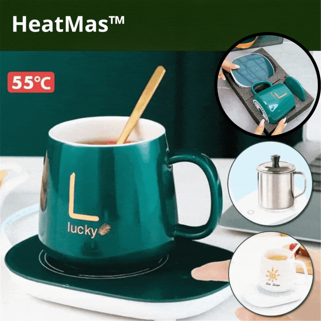 HeatMas™ - Electric heating mug - Warmth in every sip, anytime, anywhere!