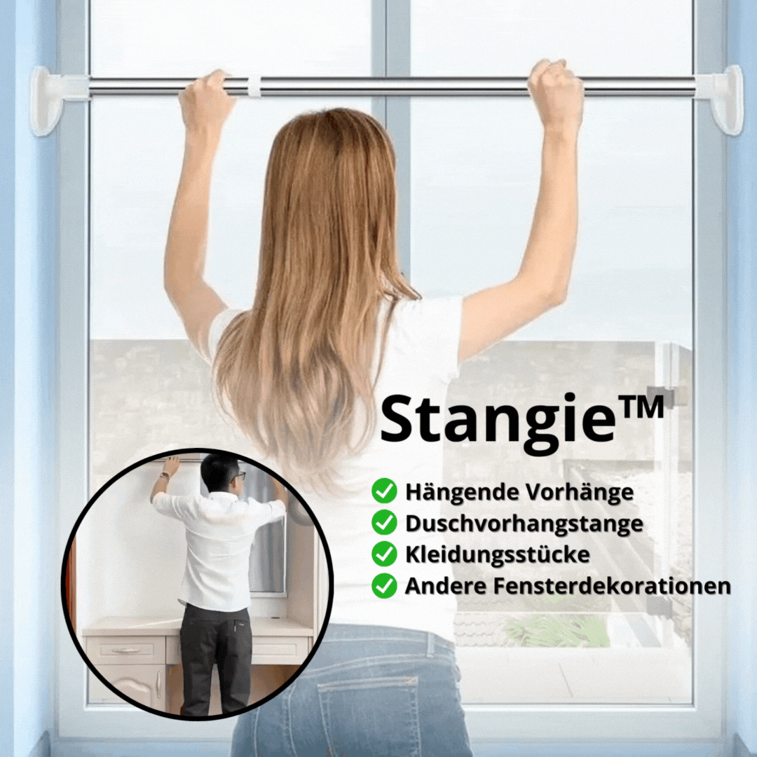 Stangie™ - Drill-free adjustable bar