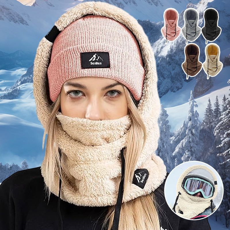SkiMask™ - Ski mask with sherpa hood