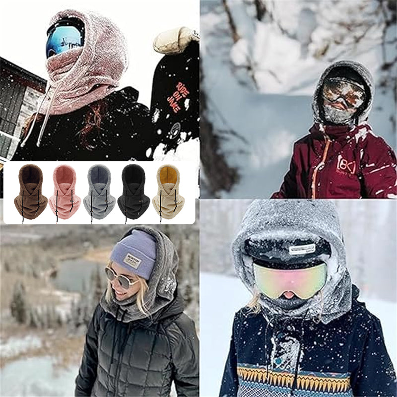 SkiMask™ - Ski mask with sherpa hood