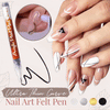 NailPen™ - Ultra-thin curved manicure felt tip pen