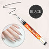 NailPen™ - Ultra-thin curved manicure felt tip pen