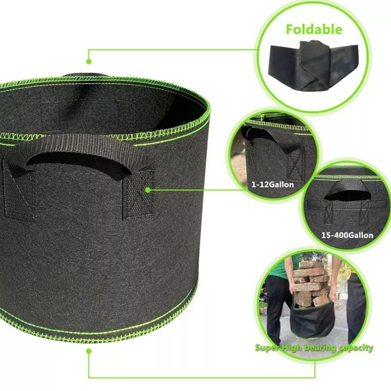 Micro-ventilated geotextile planting bag 【Last day discount】