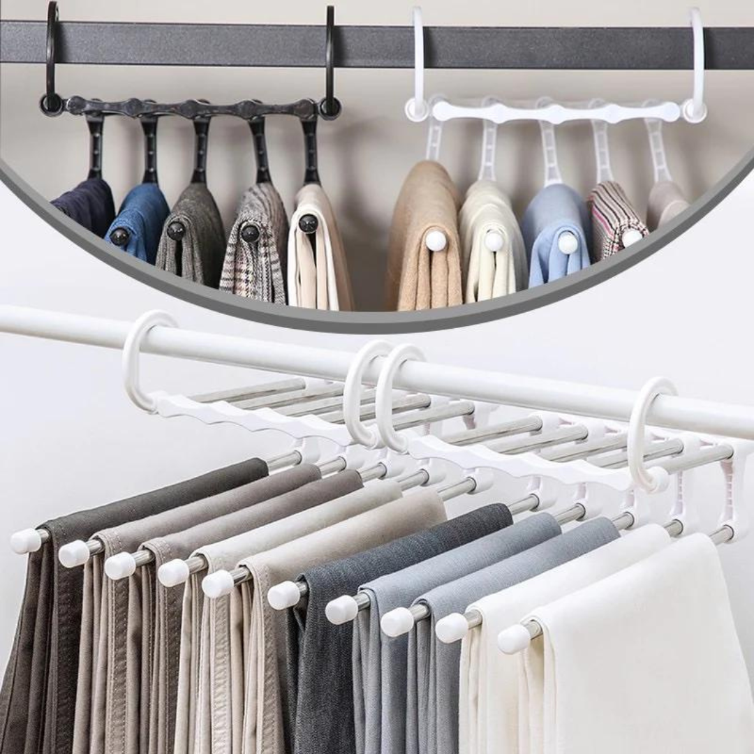 FlexRack™ - Foldable 5-in-1 clothes hanger