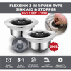 1+1 Free| FlexSink™ - 3-in-1 sink aid and stopper with pressure function